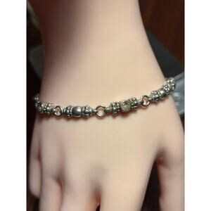 LAGOS CAVIAR 750 18k yellow gold 925 Sterling gemstone chain link bracelet